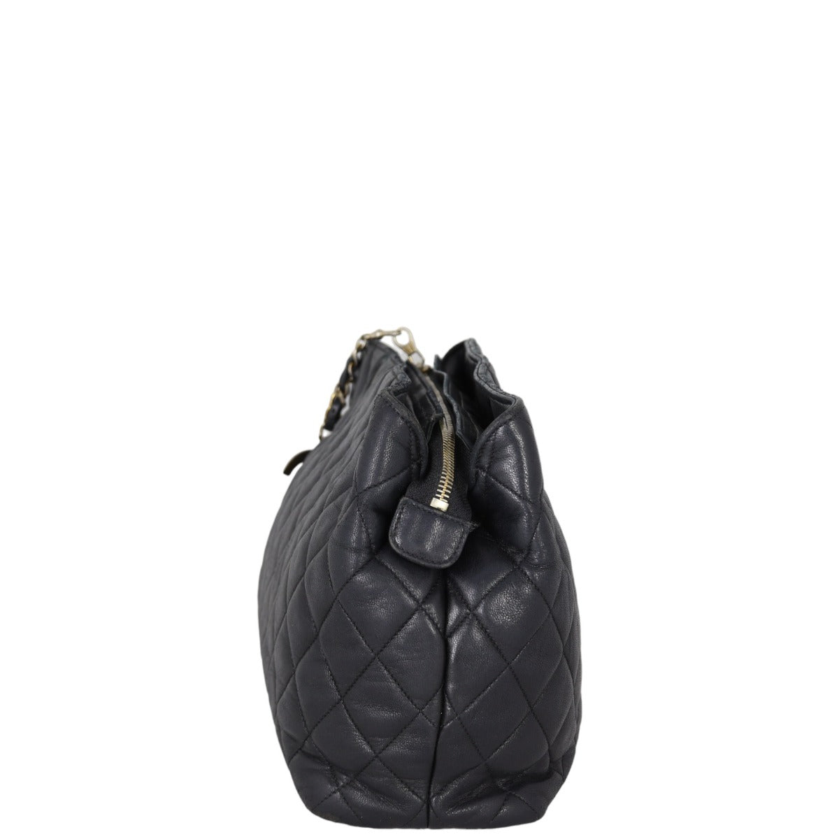 Chanel CC Zip Charm Quilted Tote