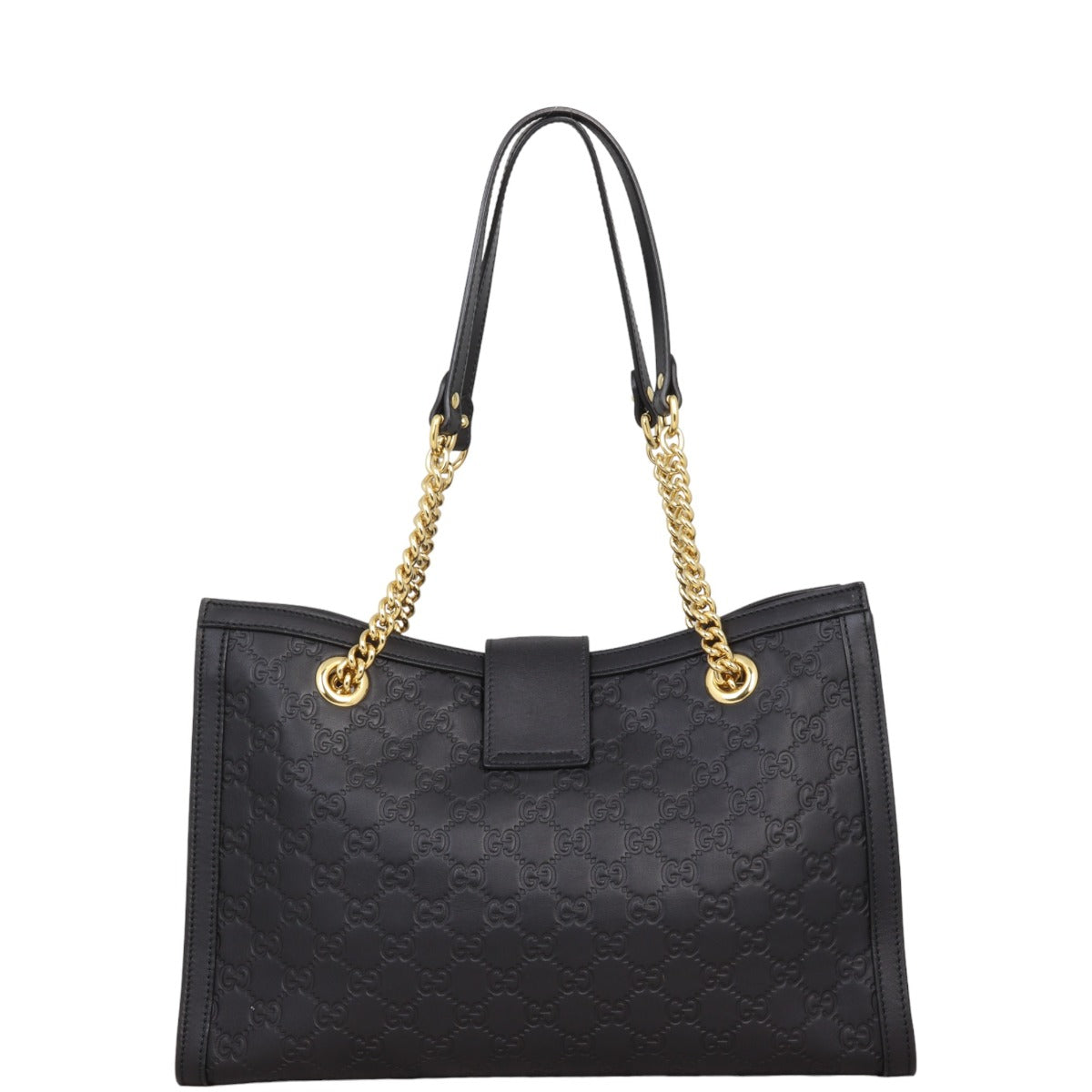 Gucci Guccissima Padlock Tote Medium