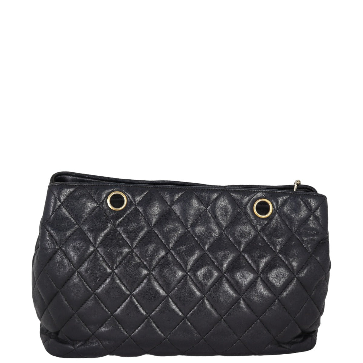 Chanel CC Zip Charm Quilted Tote
