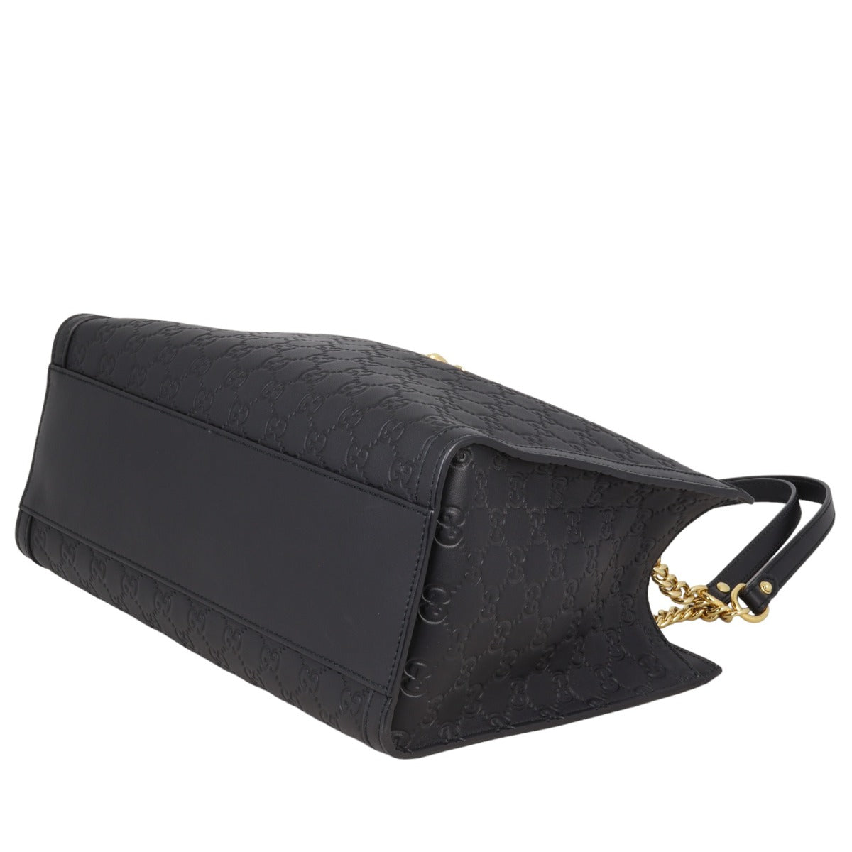 Gucci Guccissima Padlock Tote Medium