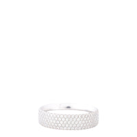 Tiffany & Co Metro Five Row Diamond 18k White Gold Ring