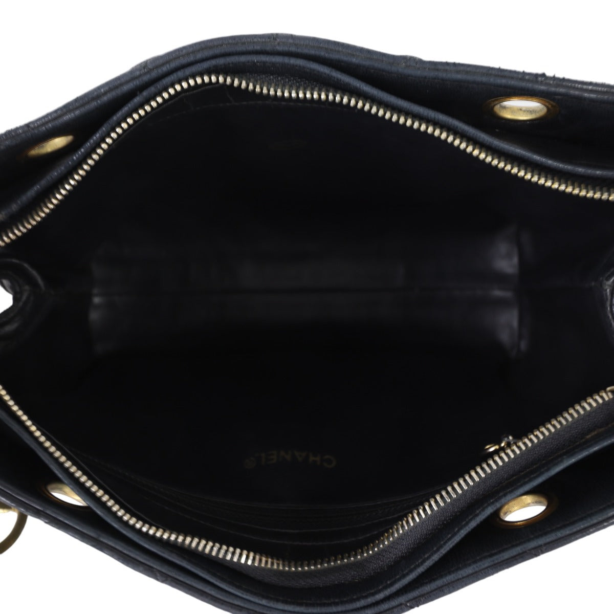 Chanel CC Zip Charm Quilted Tote