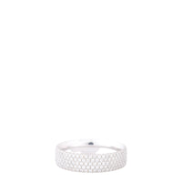 Tiffany & Co Metro Five Row Diamond 18k White Gold Ring