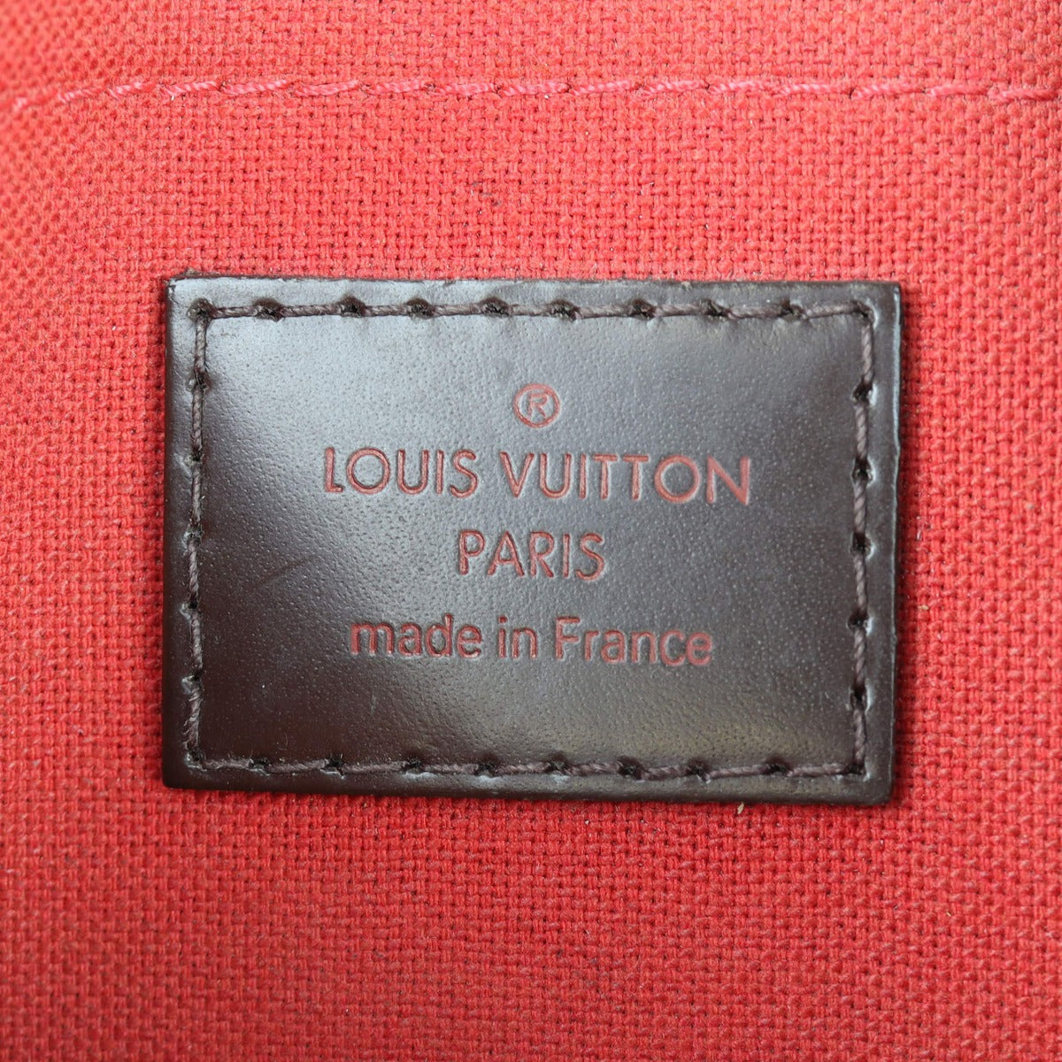 Louis Vuitton Favorite PM Damier Ebene Interior Stamp