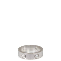 Cartier Love Wedding Band 18K White Gold 3 Diamonds