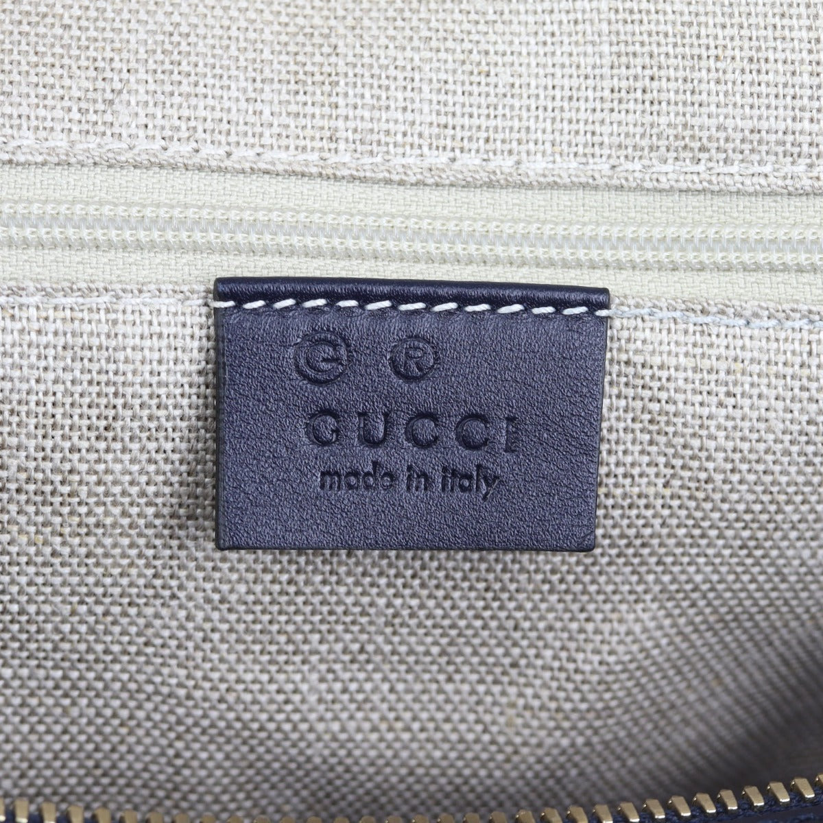 Gucci Microguccissima Boston Bag Medium Interior Stamp