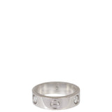 Cartier Love Wedding Band 18K White Gold 3 Diamonds