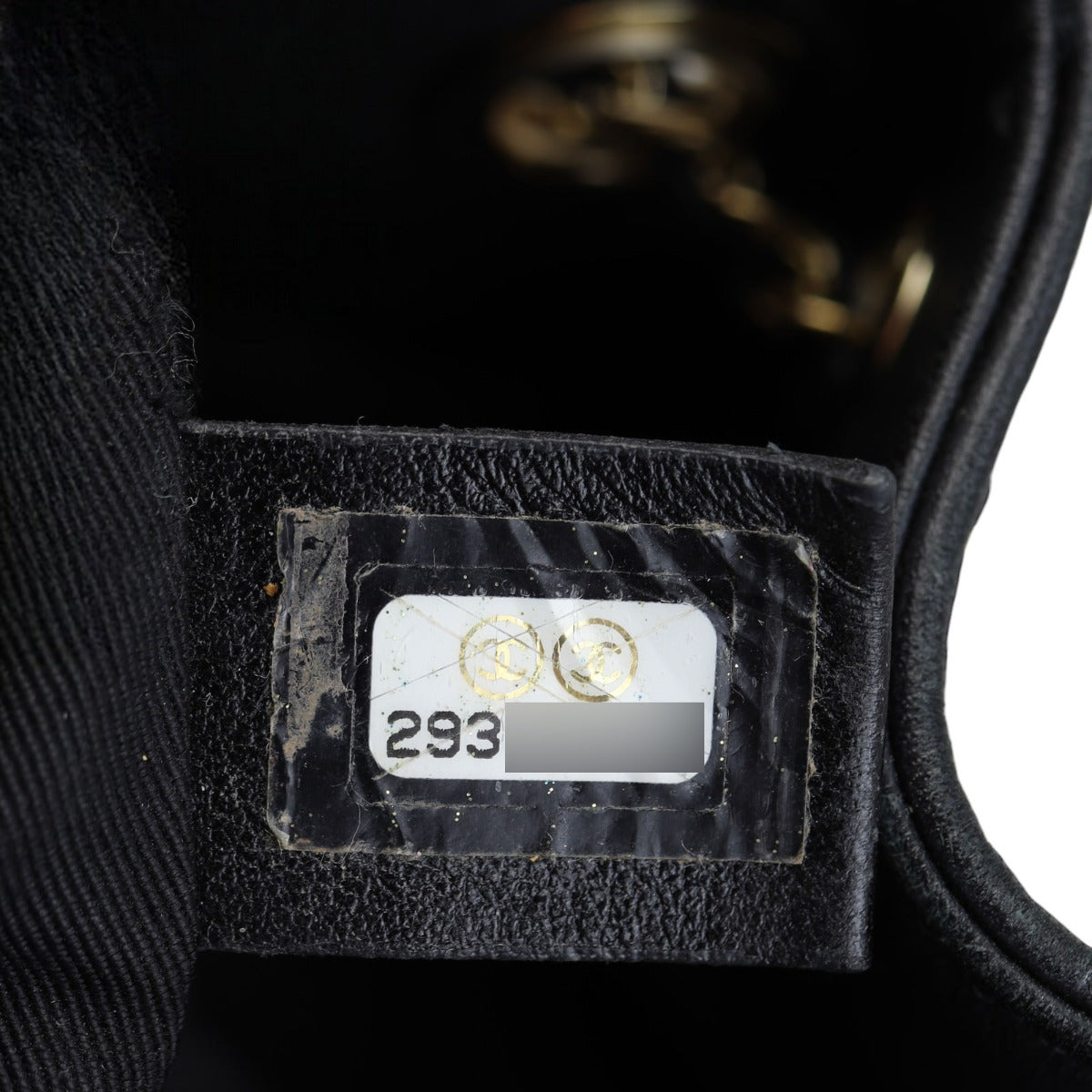 Chanel Quilted CC Drawstring Bucket Bag | Black Lambskin