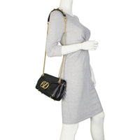 Valentino VLogo Stud Sign Shoulder Bag