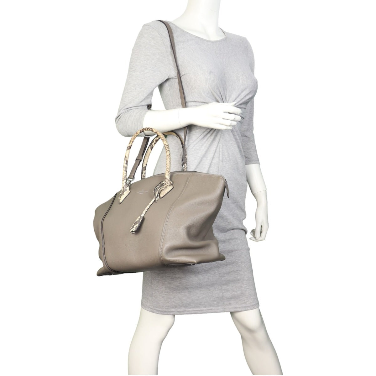 Louis Vuitton Soft LockIt MM Python