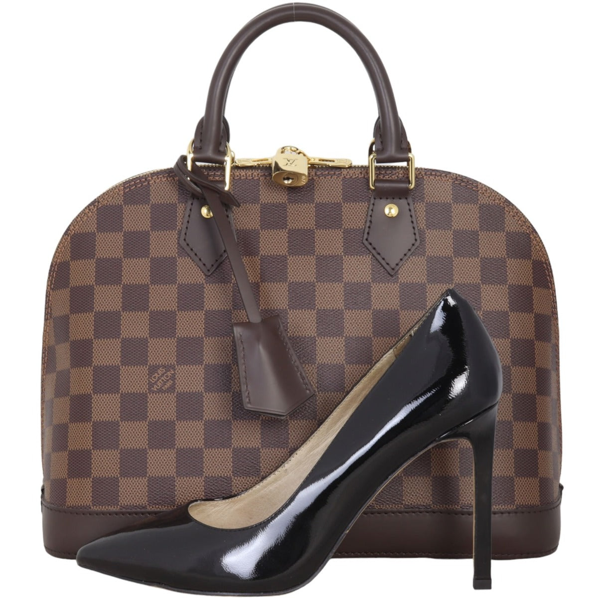 Louis Vuitton Alma PM Damier Ebene | Gold Hardware