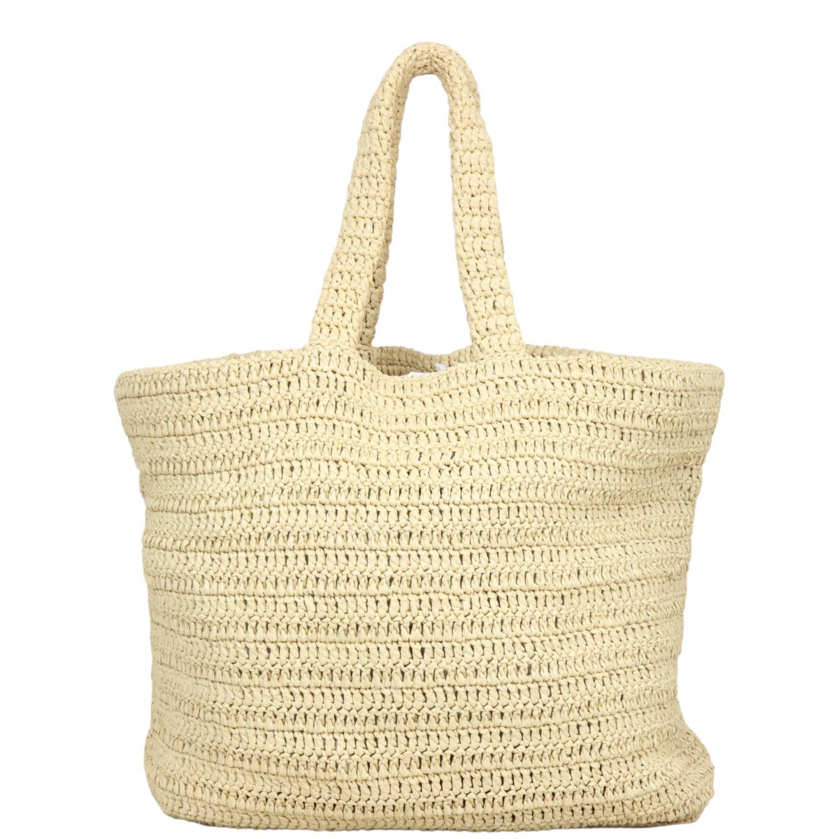 Saint Laurent Rive Gauche Raffia Tote