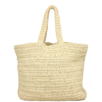 Saint Laurent Rive Gauche Raffia Tote