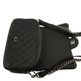 Chanel Medium Chain Classic Flap Bag Open