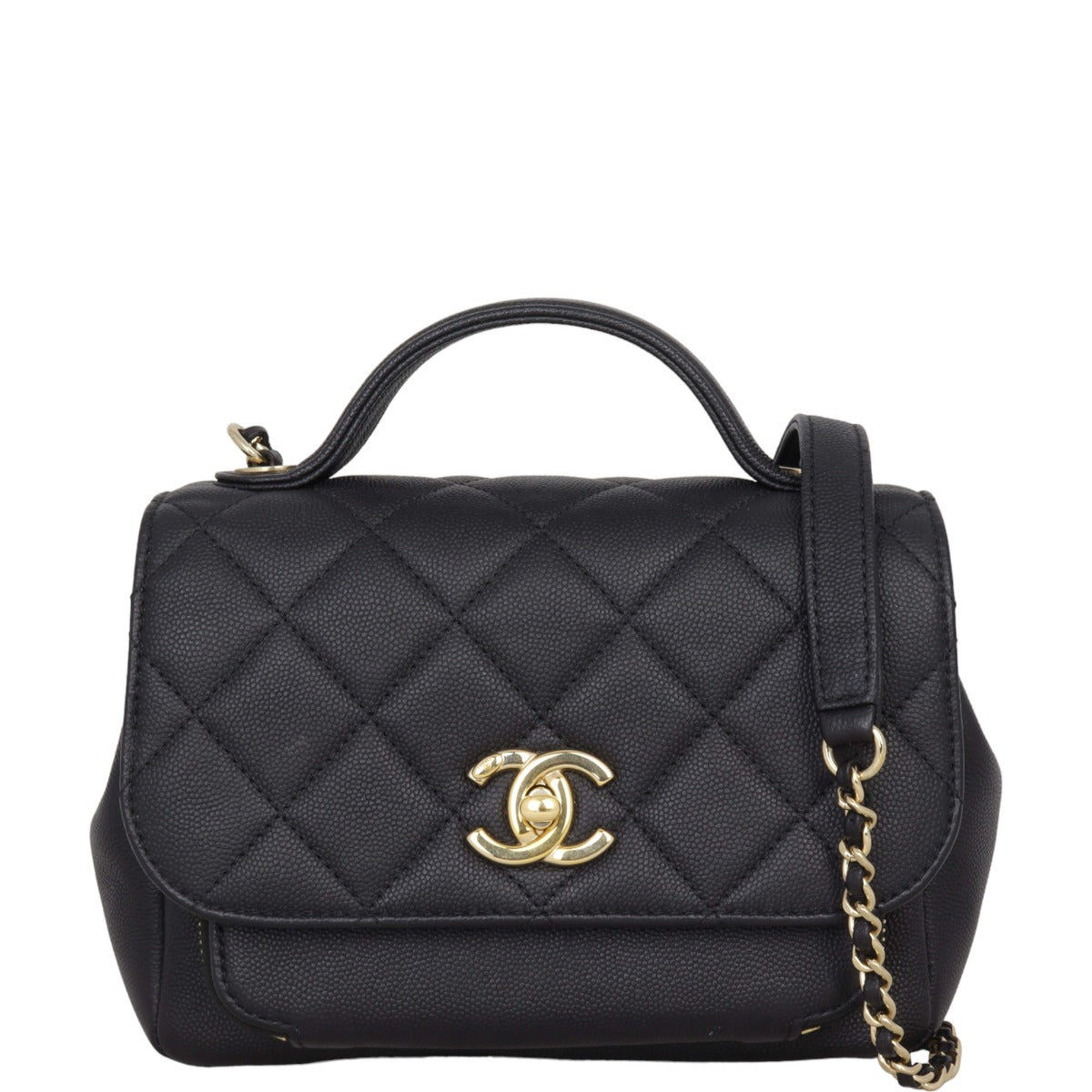 Chanel Business Affinity Small Flap Bag | Gold Hardware