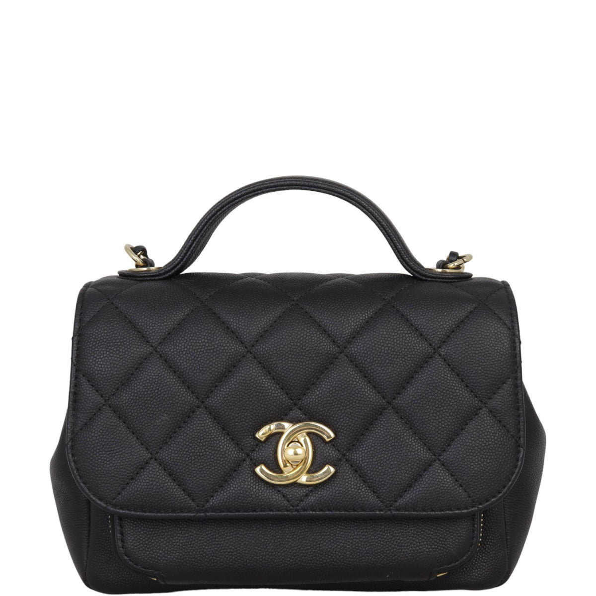 Chanel Business Affinity Small Flap Bag | Gold Hardware