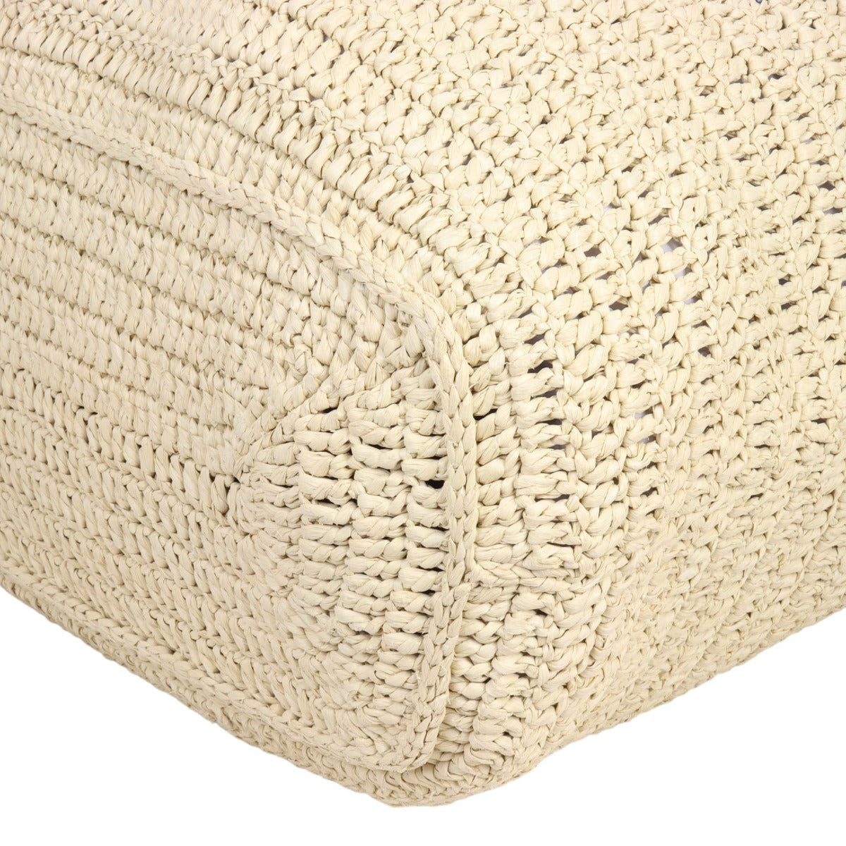 Saint Laurent Rive Gauche Raffia Tote