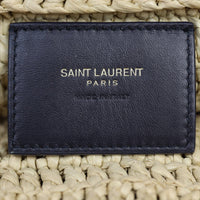 Saint Laurent Rive Gauche Raffia Tote