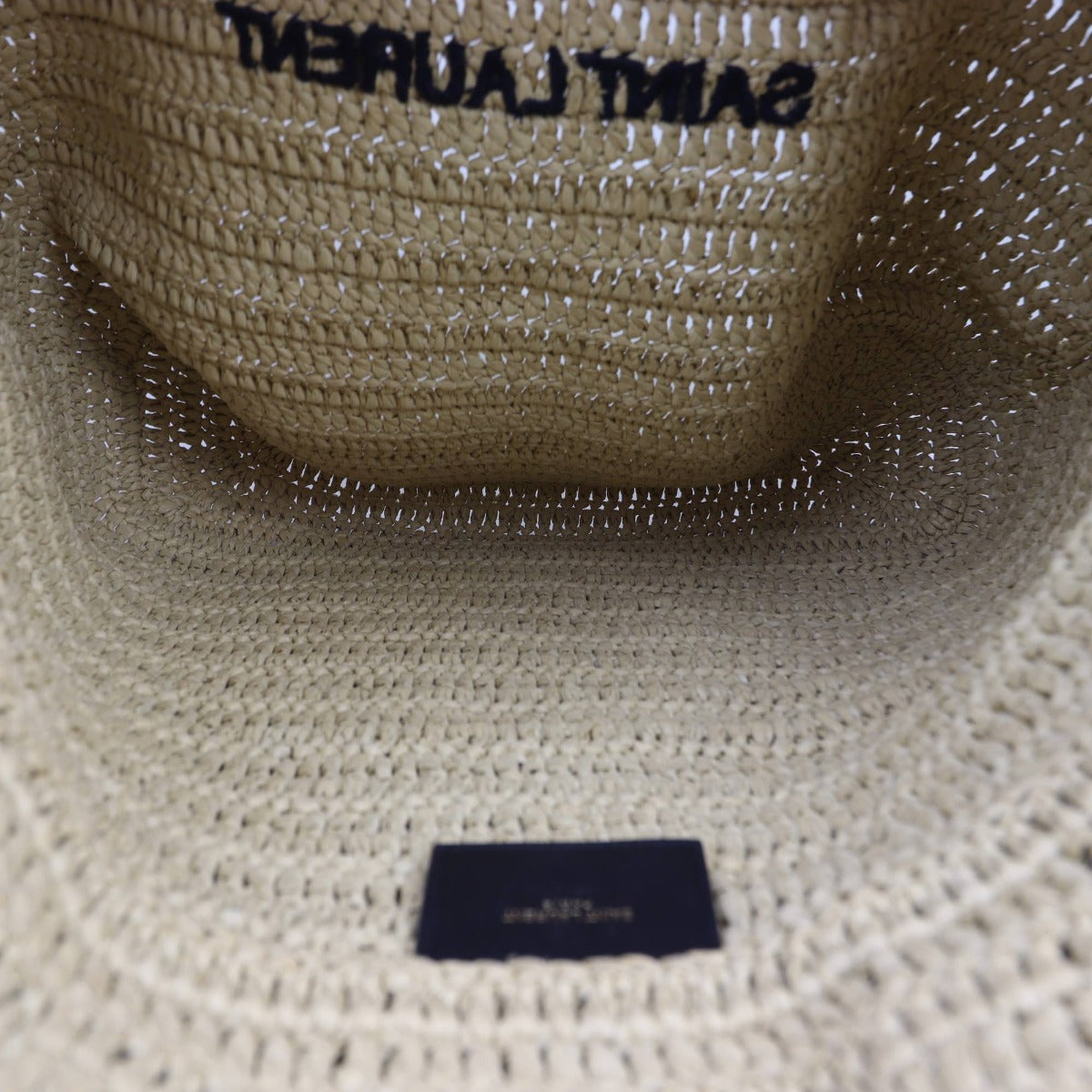 Saint Laurent Rive Gauche Raffia Tote