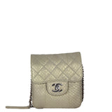 Chanel Python Flap Bag Extra Mini | Gold