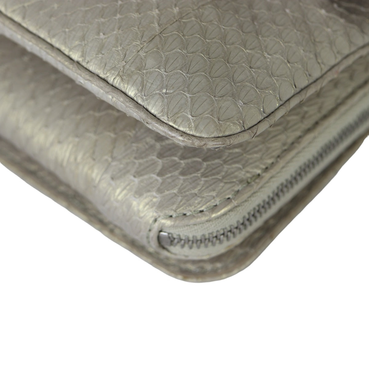 Chanel Python Flap Bag Extra Mini | Gold