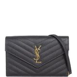 Saint Laurent Cassandre Envelope Chain Wallet