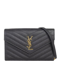 Saint Laurent Cassandre Envelope Chain Wallet