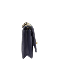 Chanel CC Trendy Wallet on Chain | Deep Navy Blue