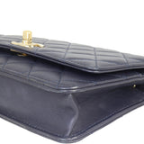 Chanel CC Trendy Wallet on Chain | Deep Navy Blue