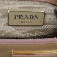 Prada Saffiano Vernice Galleria Double Zip Tote Small