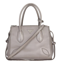 Prada Tassel Twin Pocket Calfskin Tote Small