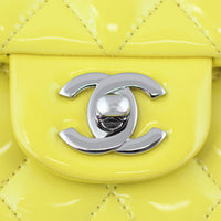 Chanel Classic Double Flap Medium Patent Logo