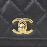 Chanel CC Trendy Wallet on Chain | Deep Navy Blue