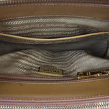 Prada Saffiano Vernice Galleria Double Zip Tote Small