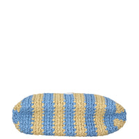 Prada Raffia Logo Tote Small