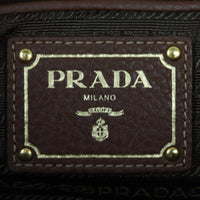 Prada Tessuto Vitello Daino Tote Interior Stamp
