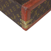 Louis Vuitton President Classeur Briefcase Monogram Corner Closeup