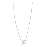 Tiffany & Co. Open Flower Platinum Diamond Necklace