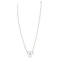 Tiffany & Co. Open Flower Platinum Diamond Necklace