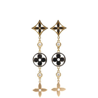 Louis Vuitton Idylle Blossom 18k Yellow, White & Rose Gold Diamond Earrings