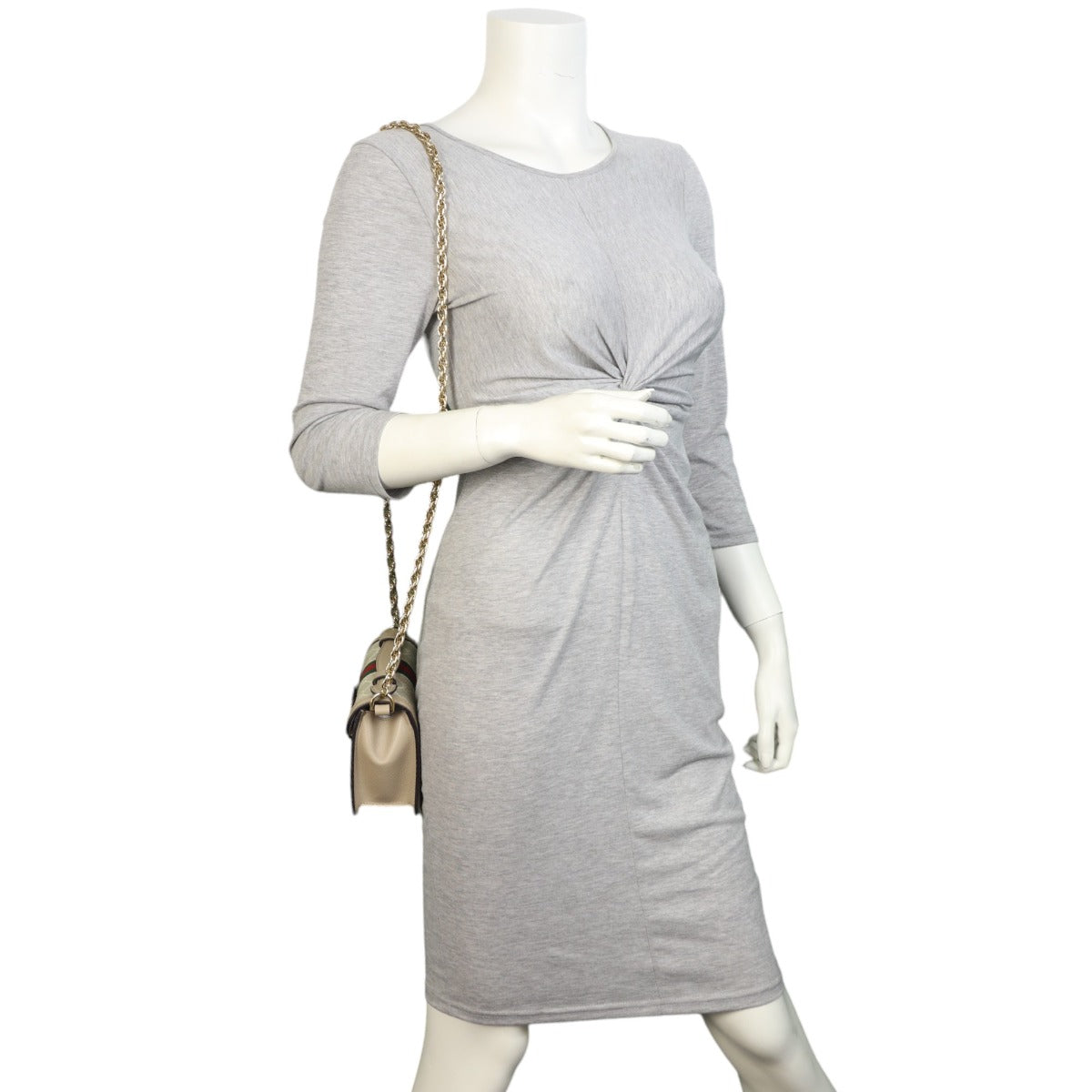 Gucci GG Supreme Ophidia Lock Mini Shoulder Bag