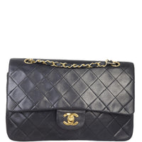 Chanel Classic Double Flap Medium | Black Vintage Lambskin
