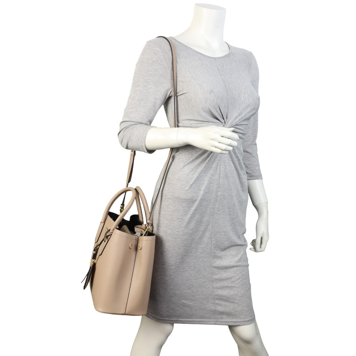 Prada Saffiano Cuir Double Bag Small