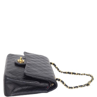 Chanel Classic Double Flap Medium | Black Vintage Lambskin