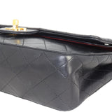 Chanel Classic Double Flap Medium | Black Vintage Lambskin