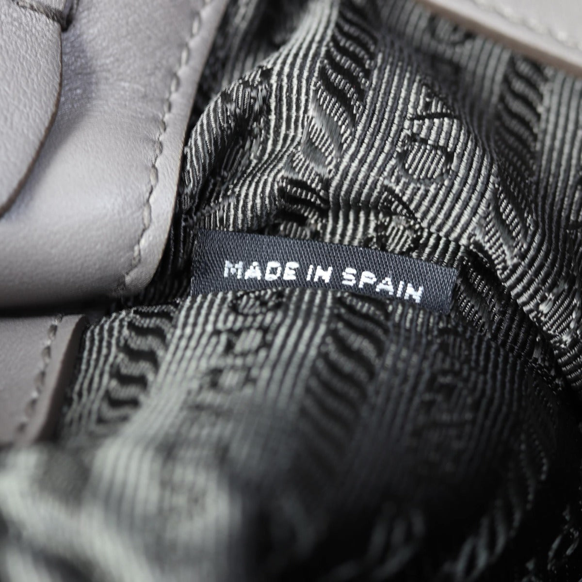 Prada Tassel Twin Pocket Calfskin Tote Small