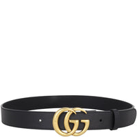 Gucci Marmont Double G Slim Belt