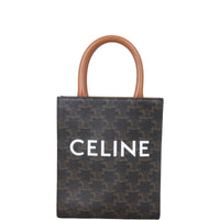 Celine Triomphe Vertical Cabas Tote Mini