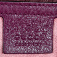 Gucci GG Marmont Small Velvet Shoulder Bag Interior Stamp