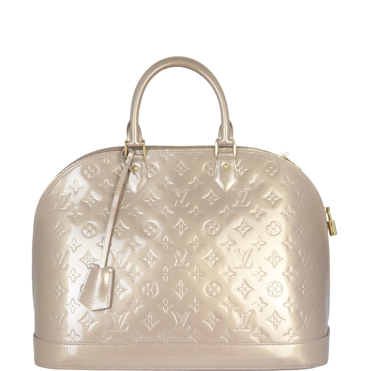 Louis Vuitton Alma GM Monogram Vernis | Beige